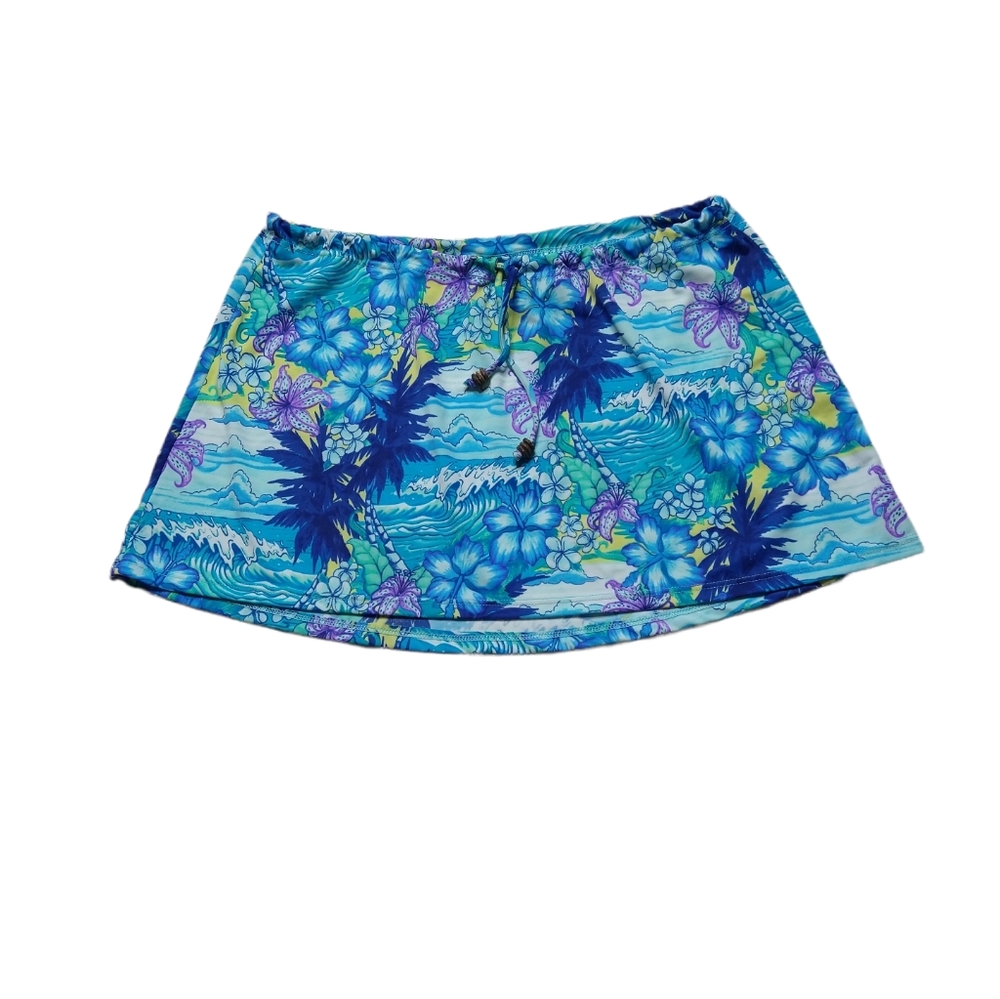 Point Conception Women's Woven Swim Skirt Multi Color Size L